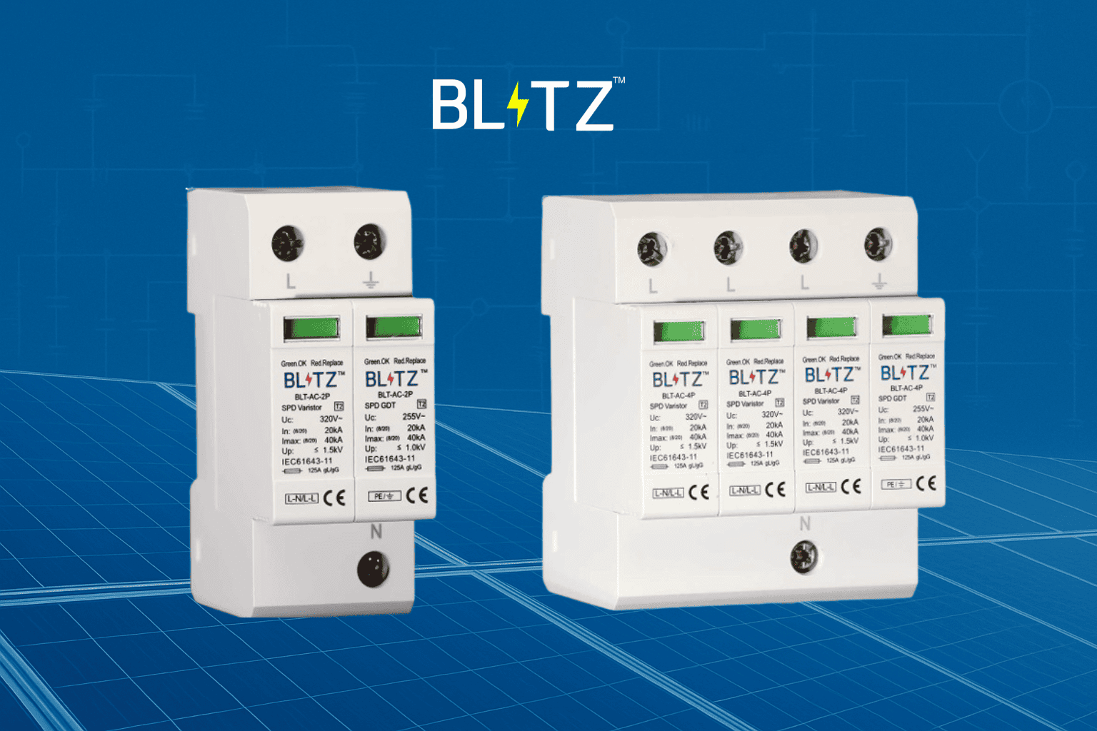 AC SPD 1 Phase 2 Pole & AC SPD 3 Phase 4 Pole